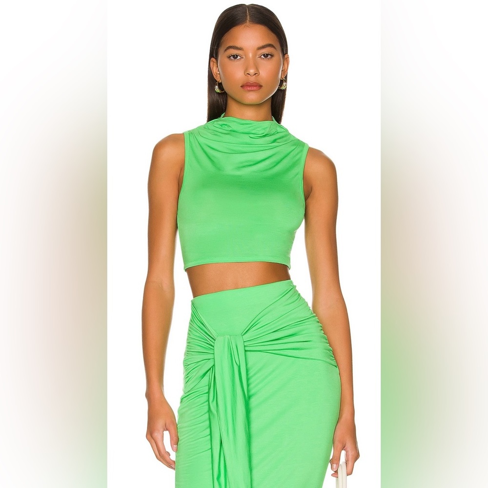 Camila Coelho Pixie Tank Top in Green (Size S)